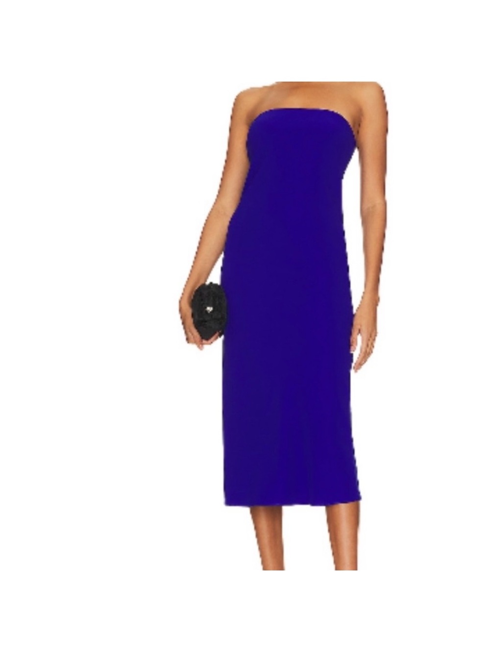 Amanda Uprichard Royal Blue Strapless Maxi Dress